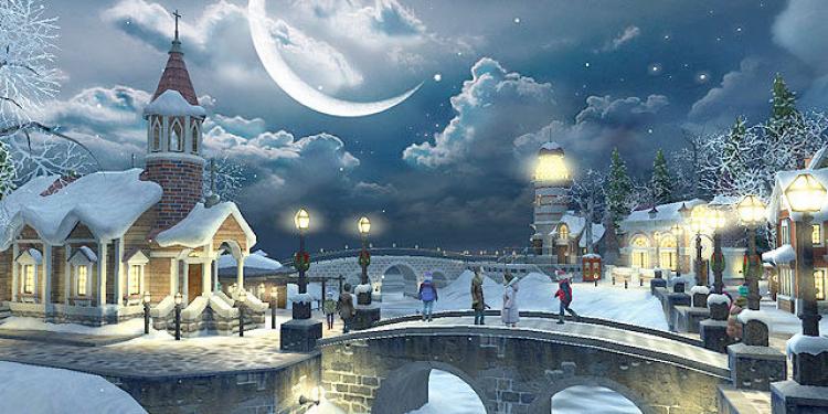 Snow Village 3D