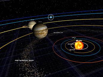 Exploración espacial en 3D imagen grande