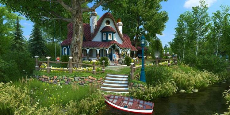 Summer Cottage 3D