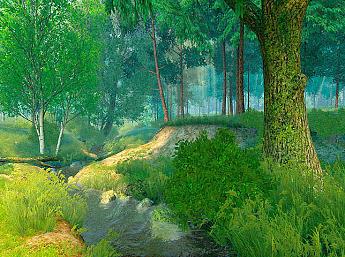 Summer Forest 3D Bildschirmschoner