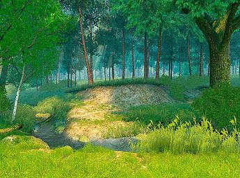 Summer Forest 3D Image plus grande