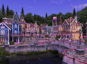 Valentine Village 3D Salvapantallas