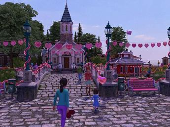 Valentine Village 3D Image plus grande