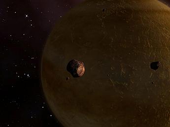 Vénus en 3D Mission Spatiale Image plus grande