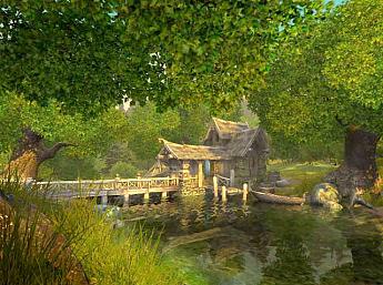 Watermill 3D larger image