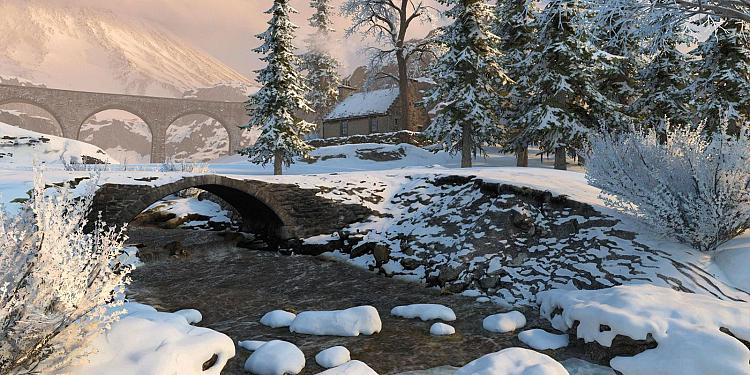 Winter Highlands 3D